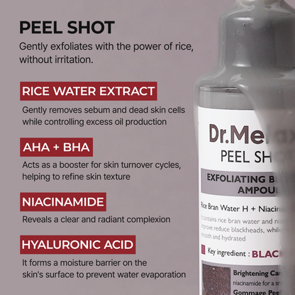Peel Shot Glow Black Rice